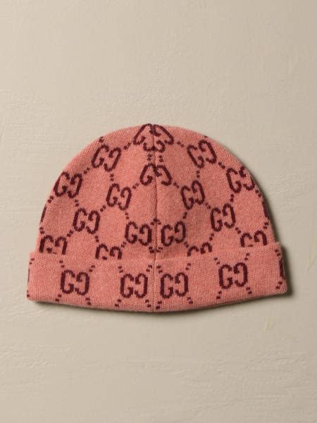 pink gucci beanie|authentic gucci hat.